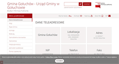 Desktop Screenshot of bip.goluchow.pl