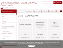 Tablet Screenshot of bip.goluchow.pl